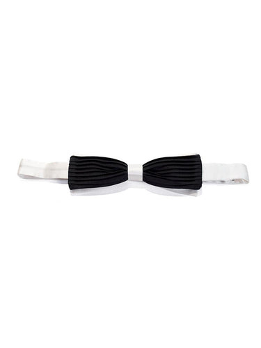 Cigar Pleated Pre-Tied Bow Tie