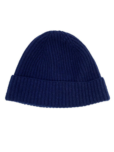 Navy Cashmere Hat