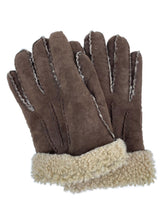 Load image into Gallery viewer, Chocolate Brown Shearling Gloves