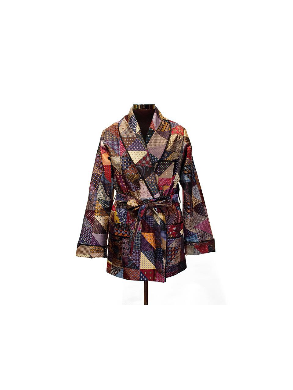 Patchwork Smoking Jacket