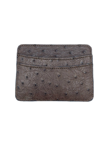 Ostrich Compact Wallet & Card Case