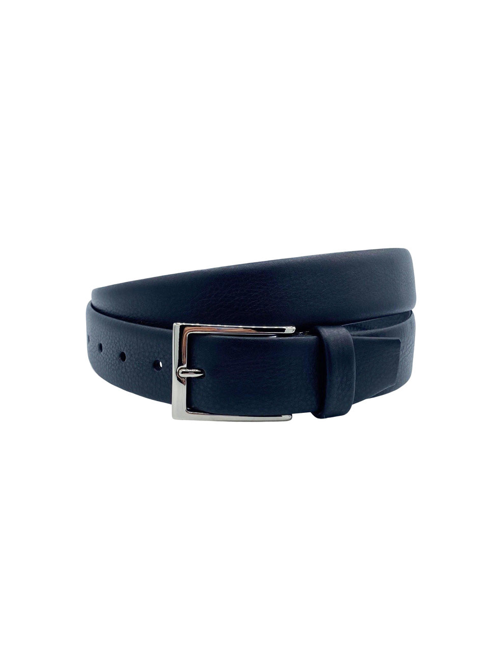 Black Pebble Grain Tube Belt